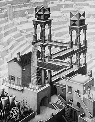 Escher waterfall