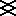 a symbol which looks like intertwined less than and greater than symbols